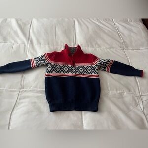 GAP Kid’s Red and Navy Sweater